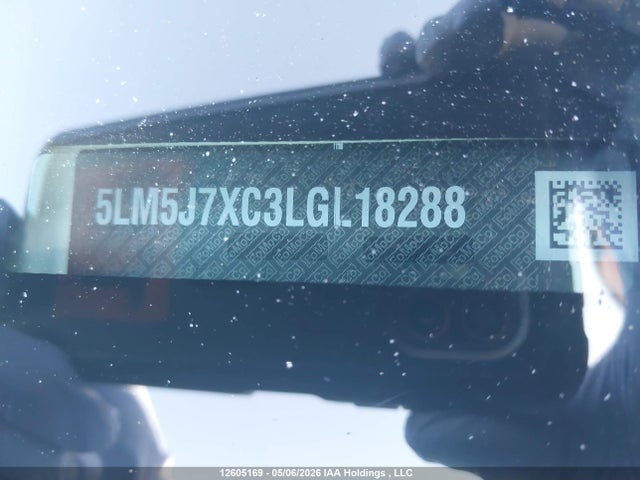 12605169 :رقم المزاد ، 5LM5J7XC3LGL18288 vin ، 2020 Lincoln Aviator Reserve مزاد بيع