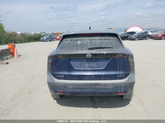 12605172 :رقم المزاد ، 3N8AP6CBXTL331888 vin ، 2026 Nissan Kicks Sv Awd Cvt مزاد بيع