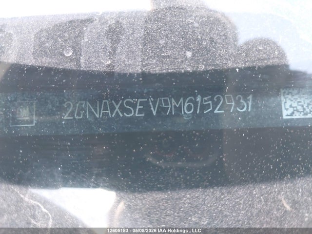 Продажа на аукционе авто 2021 Chevrolet Equinox Ls, vin: 2GNAXSEV9M6152931, номер лота: 12605183