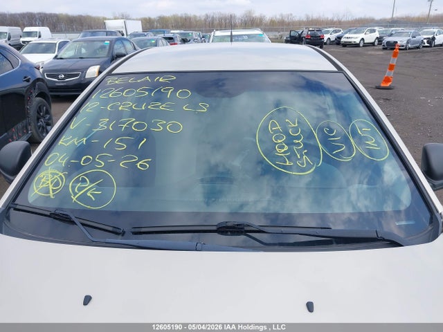 Продаж на аукціоні авто 2012 Chevrolet Cruze Ls, vin: 1G1PC5SH0C7317030, номер лоту: 12605190