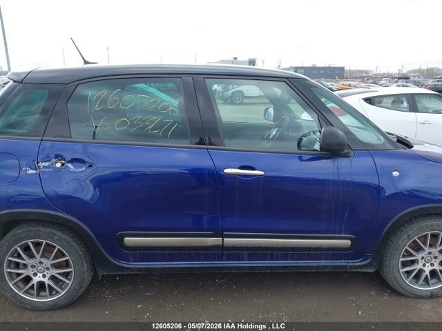 2015 Fiat 500l Trekking მანქანა იყიდება აუქციონზე, vin: ZFBCFADH6FZ033271, აუქციონის ნომერი: 12605206