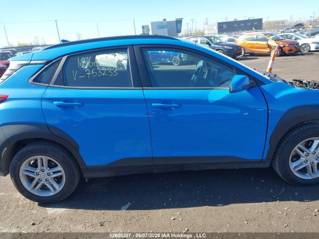 2022 Hyundai Kona Se მანქანა იყიდება აუქციონზე, vin: KM8K1CAB1NU753233, აუქციონის ნომერი: 12605207