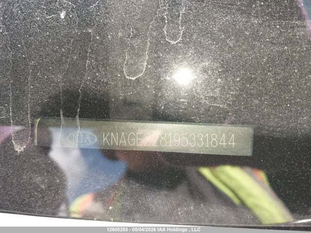 Продажа на аукционе авто 2009 Kia Magentis Lx, vin: KNAGE228195331844, номер лота: 12605285