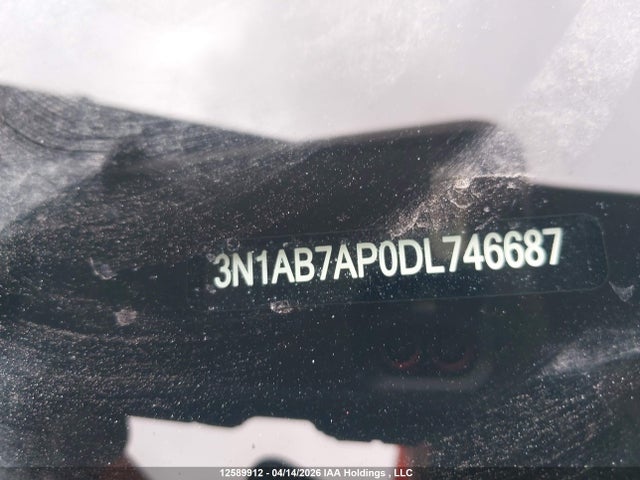 2013 Nissan Sentra 1.8 S/1.8 Sv მანქანა იყიდება აუქციონზე, vin: 3N1AB7AP0DL746687, აუქციონის ნომერი: 12589912
