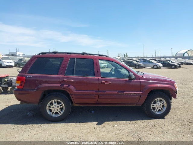12605340 :رقم المزاد ، 1J4GW58N9YC375027 vin ، 2000 Jeep Grand Cherokee Limited مزاد بيع