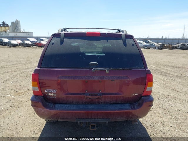 12605340 :رقم المزاد ، 1J4GW58N9YC375027 vin ، 2000 Jeep Grand Cherokee Limited مزاد بيع