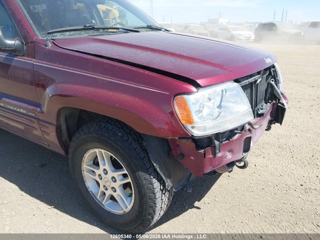 12605340 :رقم المزاد ، 1J4GW58N9YC375027 vin ، 2000 Jeep Grand Cherokee Limited مزاد بيع