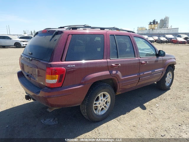 12605340 :رقم المزاد ، 1J4GW58N9YC375027 vin ، 2000 Jeep Grand Cherokee Limited مزاد بيع