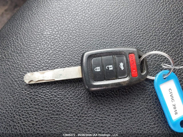 2018 Honda Civic Lx მანქანა იყიდება აუქციონზე, vin: 2HGFC2F55JH040850, აუქციონის ნომერი: 12605372