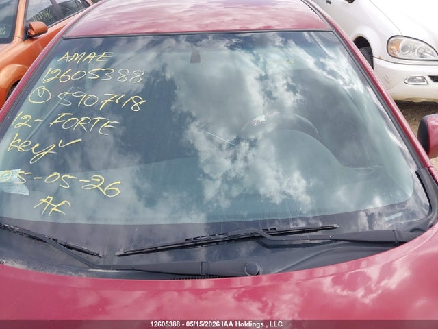 12605388 :رقم المزاد ، KNAFT5A27C5590748 vin ، 2012 Kia Forte Lx مزاد بيع