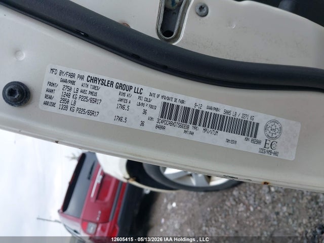 2013 Dodge Journey Se მანქანა იყიდება აუქციონზე, vin: 3C4PDCABXDT566938, აუქციონის ნომერი: 12605415
