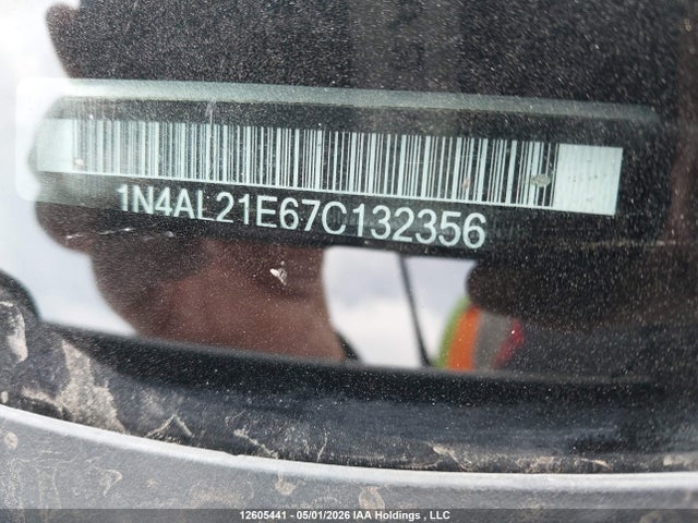 2007 Nissan Altima 2.5/2.5s მანქანა იყიდება აუქციონზე, vin: 1N4AL21E67C132356, აუქციონის ნომერი: 12605441