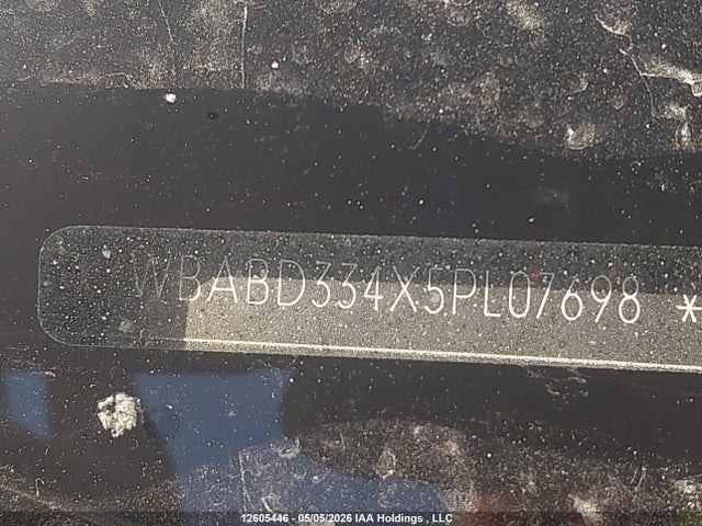 12605446 :رقم المزاد ، WBABD334X5PL07698 vin ، 2005 Bmw 325 Ci مزاد بيع