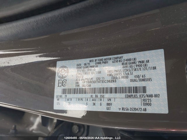 Ford F-350 Xlt 2026 1FT8W3DT4TEC36293 Image 18