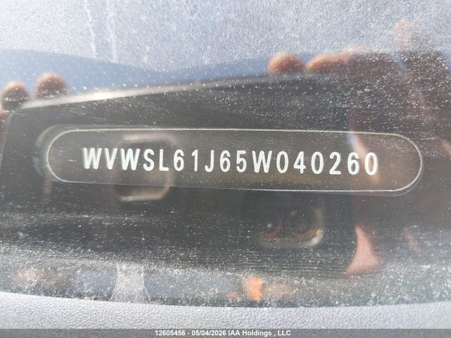 Продажа на аукционе авто 2005 Volkswagen Jetta Gls, vin: WVWSL61J65W040260, номер лота: 12605456