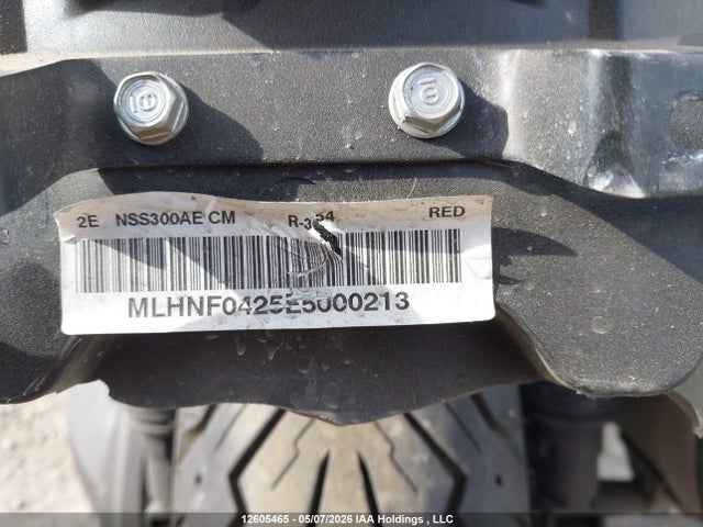 Продажа на аукционе авто 2014 Honda Nss300, vin: MLHNF0425E5000213, номер лота: 12605465