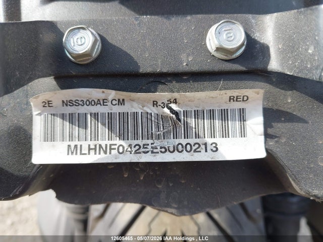 Продажа на аукционе авто 2014 Honda Nss300, vin: MLHNF0425E5000213, номер лота: 12605465
