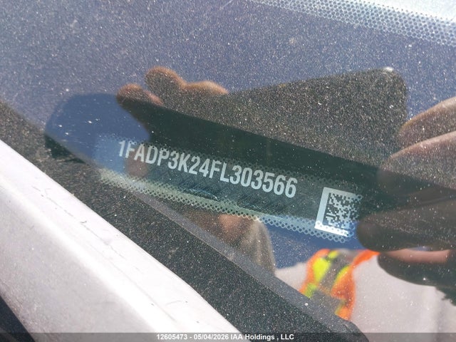 12605473 :رقم المزاد ، 1FADP3K24FL303566 vin ، 2015 Ford Focus Se مزاد بيع