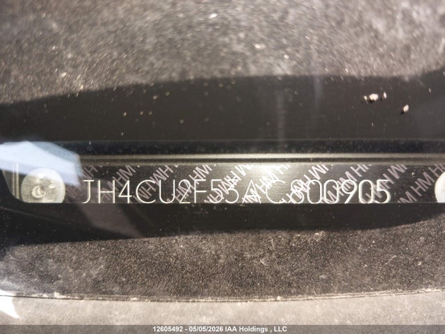 2010 Acura Tsx მანქანა იყიდება აუქციონზე, vin: JH4CU2F53AC800905, აუქციონის ნომერი: 12605492