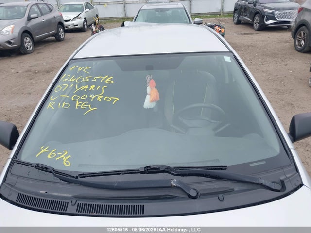 Продаж на аукціоні авто 2007 Toyota Yaris, vin: JTDBT923971004807, номер лоту: 12605516