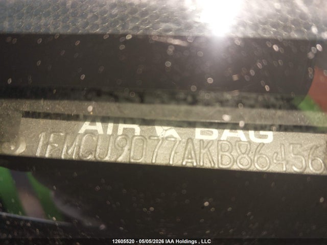 12605520 :رقم المزاد ، 1FMCU9D77AKB86456 vin ، 2010 Ford Escape Xlt مزاد بيع