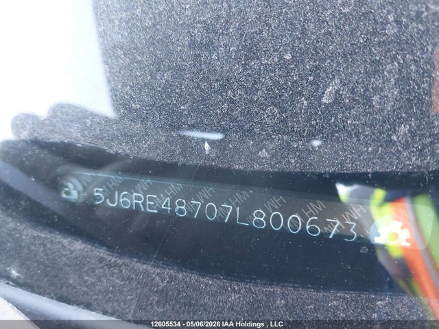 Продаж на аукціоні авто 2007 Honda Cr-v Exl, vin: 5J6RE48707L800673, номер лоту: 12605534