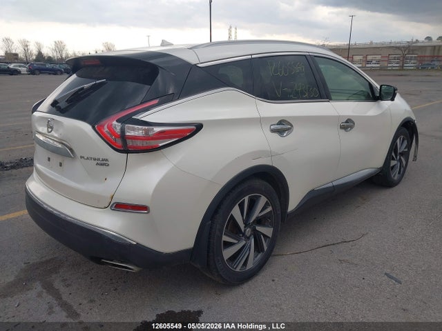 5N1AZ2MH2FN243130 Nissan Murano S/sl/sv/platinum