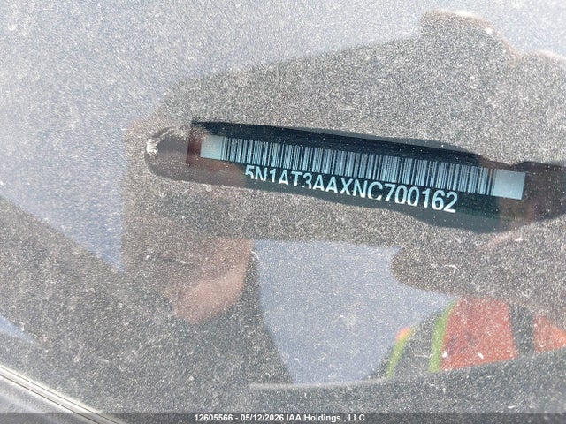5N1AT3AAXNC700162 Nissan ROGUE S