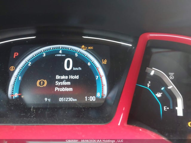 Продажа на аукционе авто 2020 Honda Civic Touring, vin: 2HGFC1F95LH103705, номер лота: 12605591