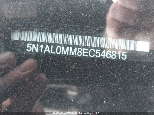 Продаж на аукціоні авто 2014 Infiniti Qx60, vin: 5N1AL0MM8EC546815, номер лоту: 12605604