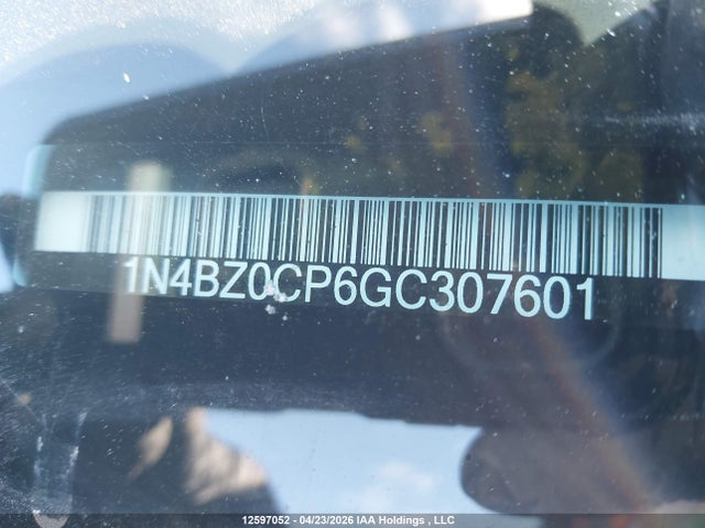 1N4BZ0CP6GC307601 Nissan LEAF SV