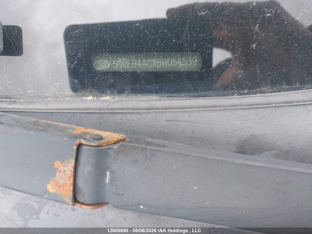 12605650 :رقم المزاد ، 5NPEB4ACXBH054539 vin ، 2011 Hyundai Sonata Gl مزاد بيع