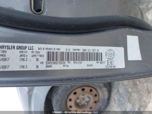 Aukcja sprzedaży 2013 Dodge Journey Se, vin: 3C4PDCAB5DT525245, numer aukcji: 12605651