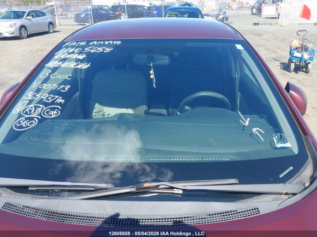 Продаж на аукціоні авто 2013 Honda Civic Lx, vin: 2HGFB2E40DH007173, номер лоту: 12605658