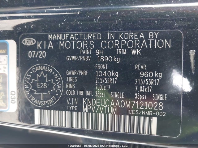 KIA SELTOS S 2021 KNDEUCAA0M7121028 Image 9