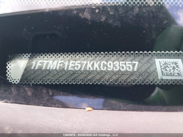 Auction sale of the 2019 Ford F150, vin: 1FTMF1E57KKC93557, lot number: 12605674