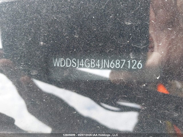 2018 Mercedes-benz Cla 250 4matic მანქანა იყიდება აუქციონზე, vin: WDDSJ4GB4JN687126, აუქციონის ნომერი: 12605699