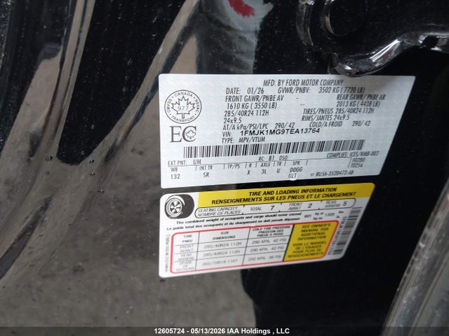 Ford Expedition 2026 1FMJK1MG9TEA13764 Image 9