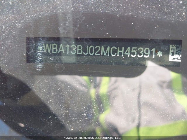 Продаж на аукціоні авто 2021 Bmw 530 Xi, vin: WBA13BJ02MCH45391, номер лоту: 12605762