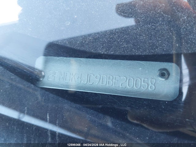 12599366 :رقم المزاد ، 2FMDK4JC9DBE20058 vin ، 2013 Ford Edge Sel مزاد بيع
