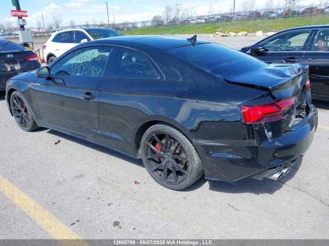 2022 Audi S5 Premium მანქანა იყიდება აუქციონზე, vin: WAUN4AF59NA034407, აუქციონის ნომერი: 12605769