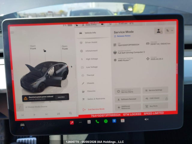 7SAYGDEF3PF665024 Tesla Model Y Performance