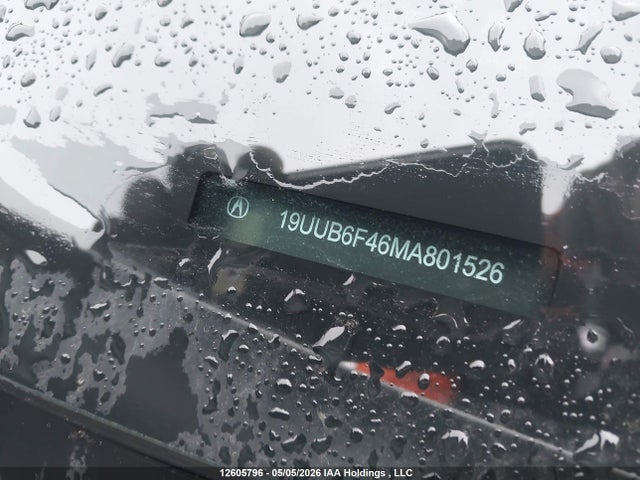 19UUB6F46MA801526 Acura Tlx Technology