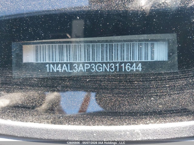 1N4AL3AP3GN311644 Nissan Altima 2.5/s/sv/sl/sr