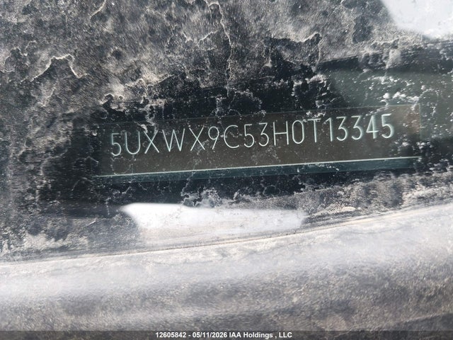 5UXWX9C53H0T13345 BMW X3 Xdrive28i
