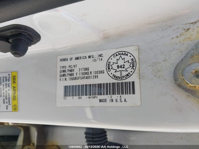 Продажа на аукционе авто 2015 Acura Tlx Tech, vin: 19UUB3F54FA801289, номер лота: 12605862