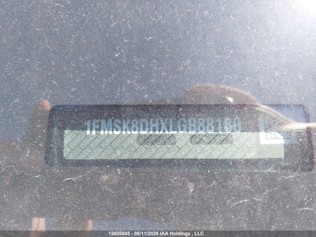 1FMSK8DHXLGB88180 Ford EXPLORER XLT