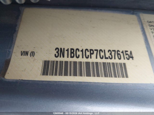 Продаж на аукціоні авто 2012 Nissan Versa, vin: 3N1BC1CP7CL376154, номер лоту: 12605948