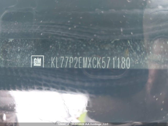 Продаж на аукціоні авто 2012 Chevrolet Orlando Lt, vin: KL77P2EMXCK571180, номер лоту: 12606034