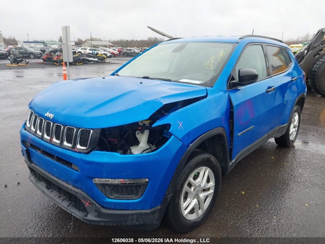 12606038 :رقم المزاد ، 3C4NJDAB7JT256781 vin ، 2018 Jeep Compass Sport مزاد بيع